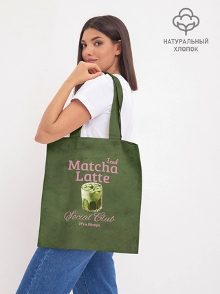 Шоппер базовый джинсовый / Матча Латте Matcha Latte