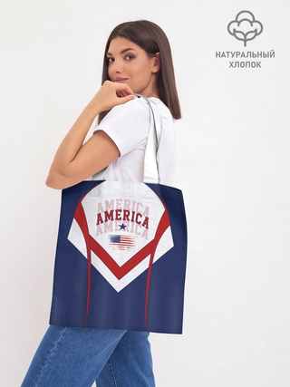 Шоппер базовый джинсовый / America