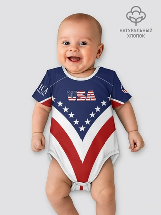 Боди для малышей / USA Flag