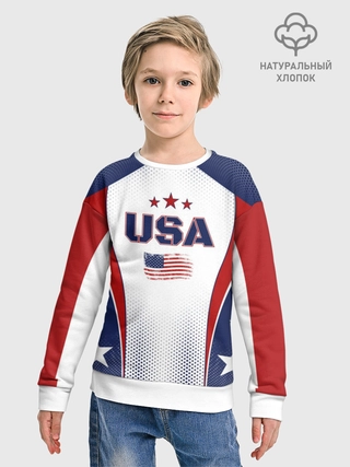 Свитшот детский из хлопка / USA США