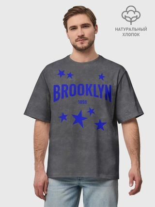 Футболка мужская оверсайз из хлопка / Brooklyn