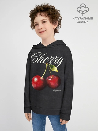 Худи детское из хлопка / Cherry
