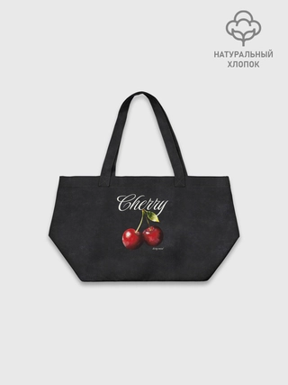 Шоппер оверсайз джинсовый / Cherry