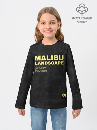Лонгслив детский из хлопка / MALIBU