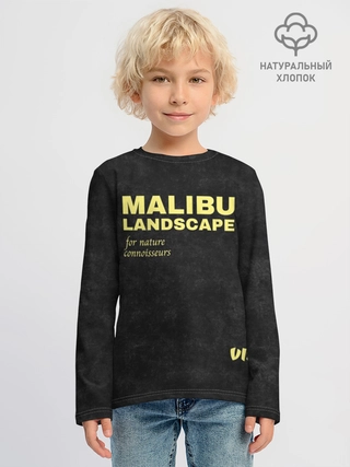 Лонгслив детский из хлопка / MALIBU