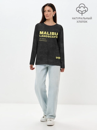 Лонгслив женский из хлопка / MALIBU