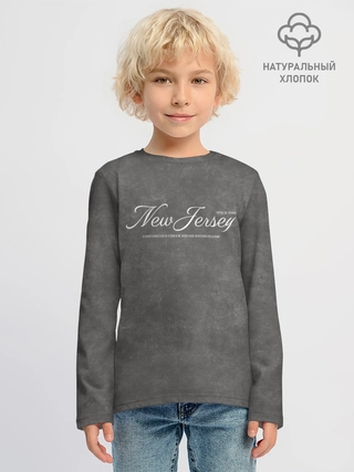 Лонгслив детский из хлопка / New Jersey